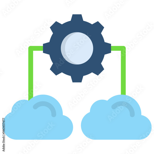 Cloud Integration Icon