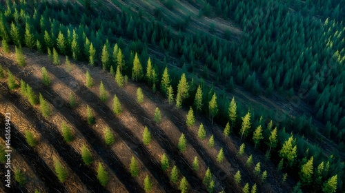 Discover a brand-new hillside windbreak plantation project demonstrating rich landscape restoration and environmental protection benefits