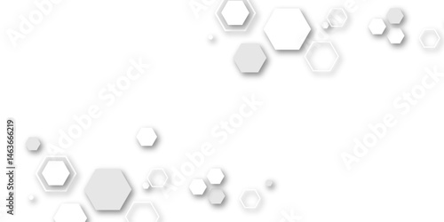 grey and whti hexagon white background wall pattern