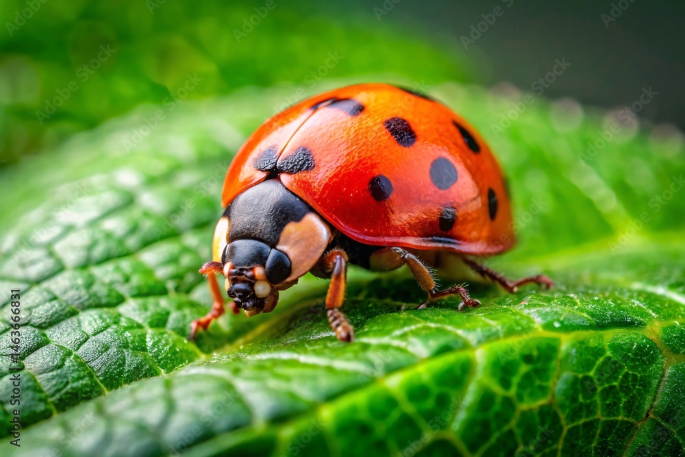 Close-up Photography of a Ladybug on a Green Leaf Close-up Photography of a Ladybug on a Green Leaf