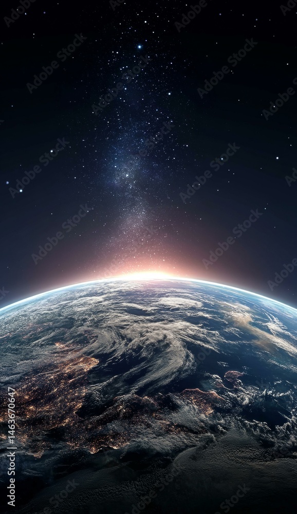 Earth Sunrise from Space