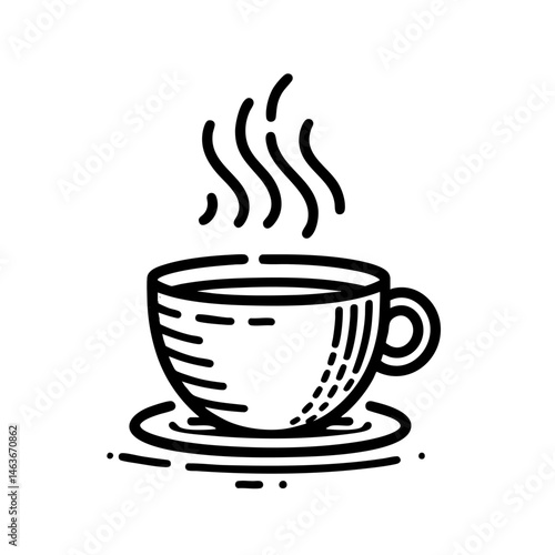 Aromatic Hot Drink in a Cozy Cup, Coffee or Tea?