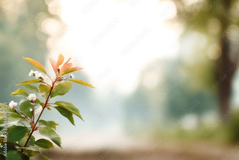 Spring Blossoms in Soft Morning Light