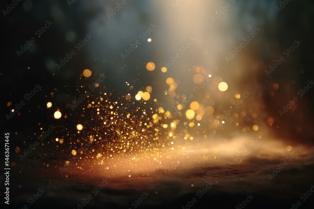 Golden Sparkles Background