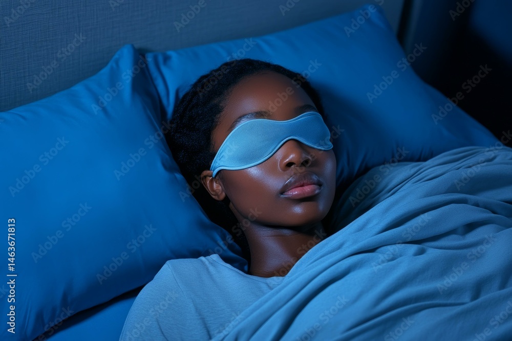 Peaceful Nighttime Sleep with Eye Mask