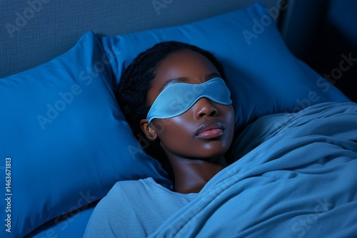 Peaceful Nighttime Sleep with Eye Mask