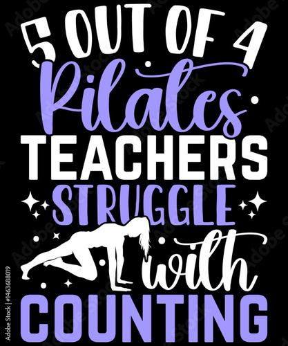 Amazing pilates t-shirt design