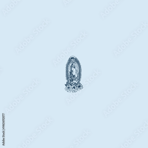 THESE HIGH QUALITY MOTHER MARIA VECTOR FOR USING VARIOUS TYPES OF DESIGN WORKS LIKE T-SHIRT, LOGO, TATTOO AND HOME WALL DESIGN