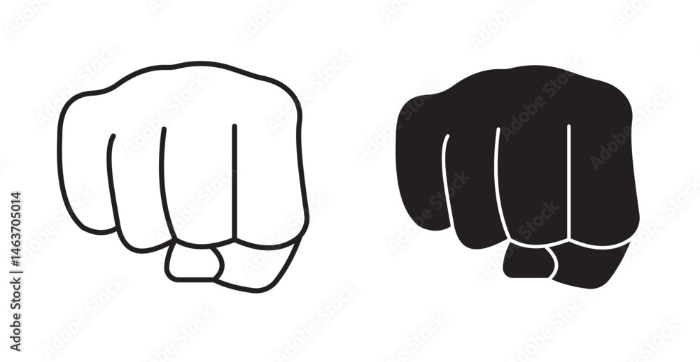 Fist bump icon Fist bump icon