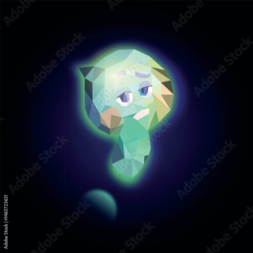  low poli vector illustyration