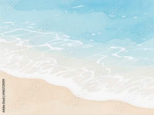 waves on the beach