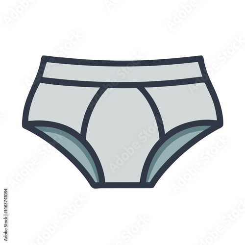 Underwear Icon Representing Intimate Apparel and Clothing Basics