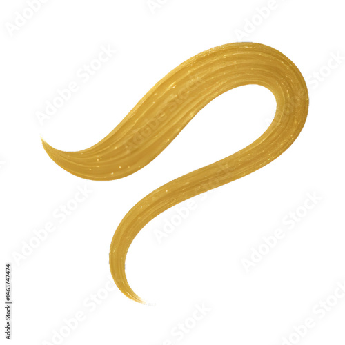 Golden Swash of Brilliance: A Sparkling, Elegant Brush Stroke Radiating Glamour, Ideal for Celebrations, Branding, and Artistic Designs