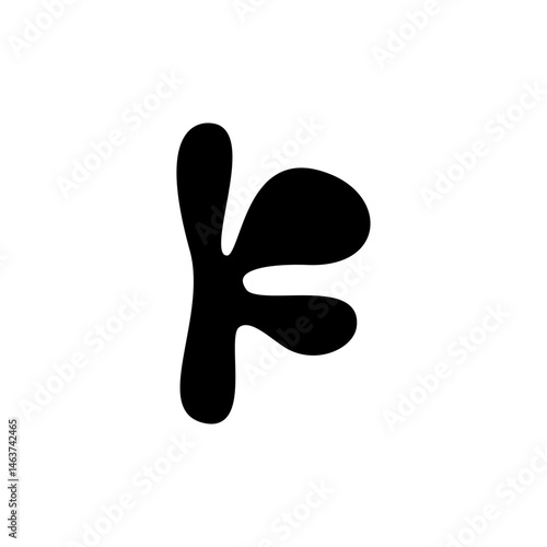Letter K Inspired Blob