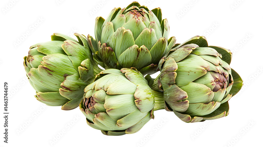 Fototapeta premium Artichoke pile png