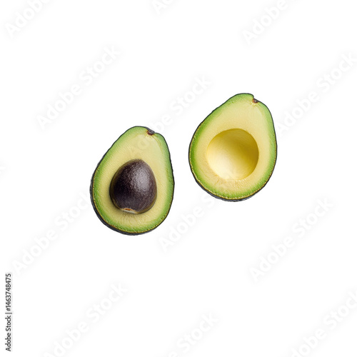 Two halves of ripe avocado (1)