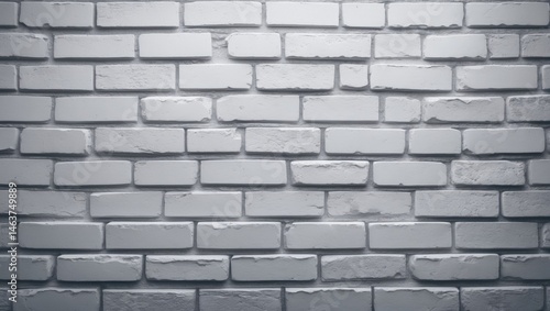 Obraz na płótnie Seamless white brick wall background featuring a textured pattern for repetition w salonie