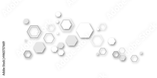 Abstract background with lines .Background with hexagons . Geometric seamless texture white abstract background with hexagons.Futuristic honeycomb hexagon white background.	