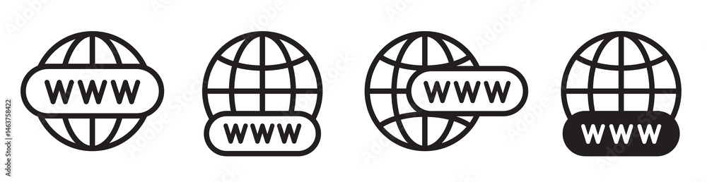 Website icon set. Www icons collection. Internet icon. Www search bar icon. Www icons with hand cursor. Go to web icon symbol. Website icon set. Www icons collection. Internet icon. Www search bar icon. Www icons with hand cursor. Go to web icon symbol.