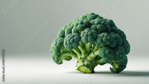 Wallpaper Mural Broccoli flower head isolated on background Torontodigital.ca