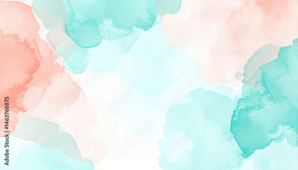 Fototapeta premium Creative abstract watercolor background digital art soft pastel colors artistic environment modern viewpoint vibrant concept for digital design