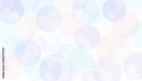 Soft focus abstract bokeh circles digital art contemporary style light background artistic view modern design concepts