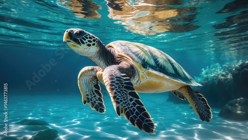 Xcaret park serves as a key habitat where sea turtles annually come to lay their eggs, highlighting its importance for marine wildlife and conservation.
