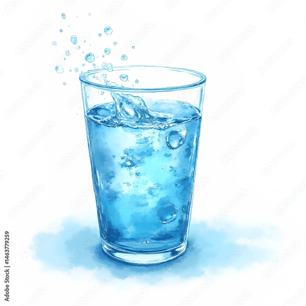 water in glass water in glass