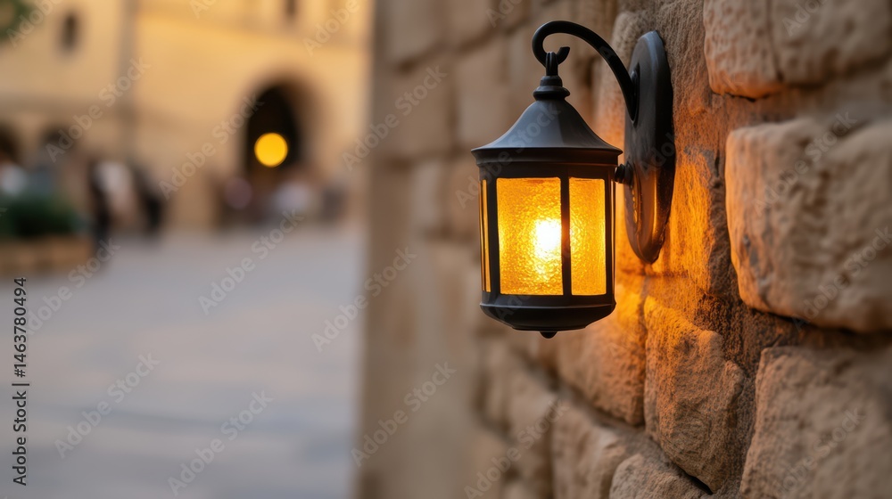 Illuminated Pathway: An antique lantern glows warmly, casting a gentle light on a textured stone wall. The scene evokes a sense of history and welcomes exploration. Illuminated Pathway: An antique lantern glows warmly, casting a gentle light on a textured stone wall. The scene evokes a sense of history and welcomes exploration.