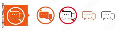 Etiquette Icon_Don't talk during the show