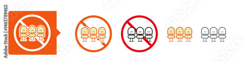 Etiquette Icon_No seat movement