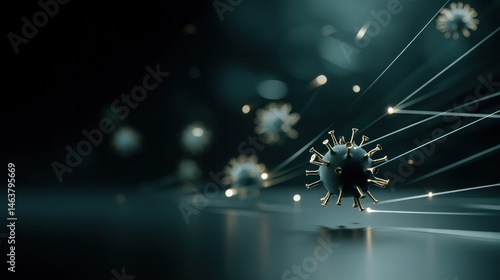 Dynamic Visualization of Microorganisms in a Dark Background