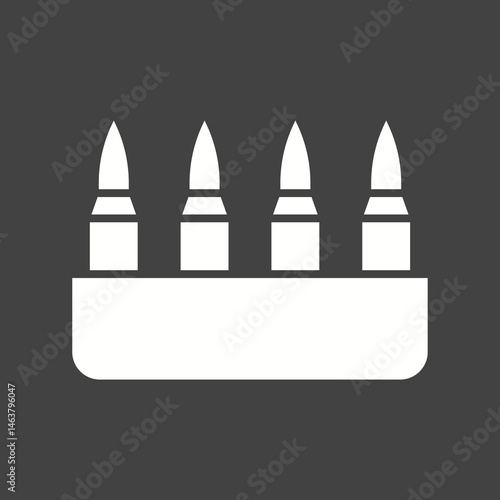 Cartridges icon vector image. Suitable for mobile apps, web apps and print media.