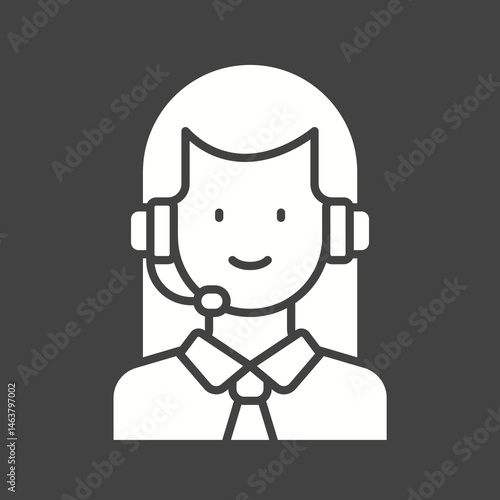 Customer Support icon vector image. Suitable for mobile apps, web apps and print media.