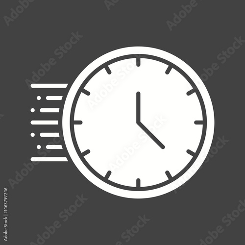 Deadline icon vector image. Suitable for mobile apps, web apps and print media.