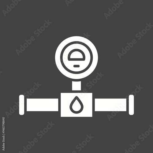 Gauge icon vector image. Suitable for mobile apps, web apps and print media.