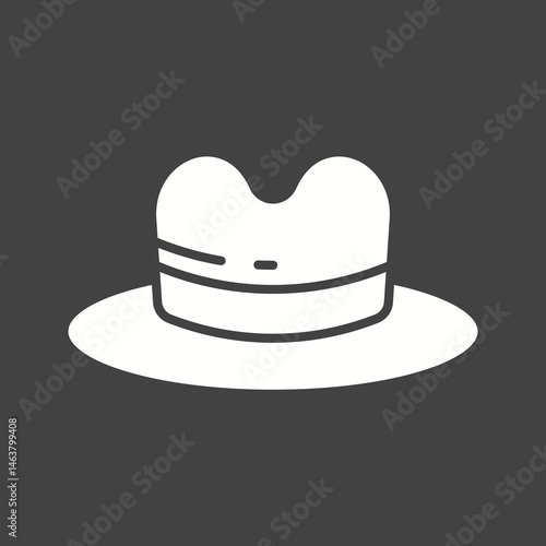 Hat icon vector image. Suitable for mobile apps, web apps and print media.