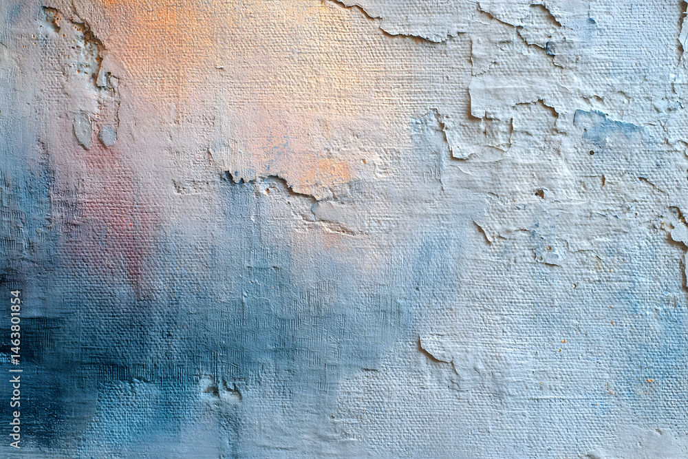 Obraz premium A textured wall surface with muted color blends.