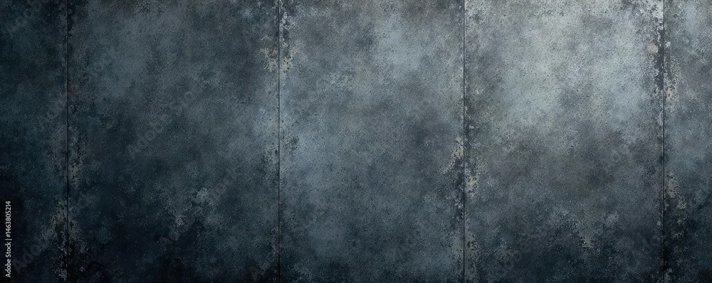 Obraz premium Textured gray concrete wall with wispy brush strokes, abstract, black