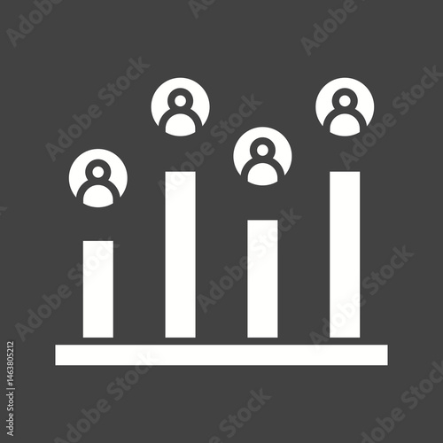 Poll icon vector image. Suitable for mobile apps, web apps and print media.