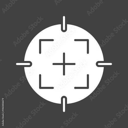 Scope icon vector image. Suitable for mobile apps, web apps and print media.