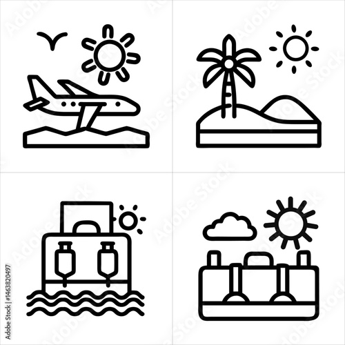 ferias icon set
