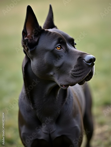 Obraz na płótnie beau chien cane corso w salonie