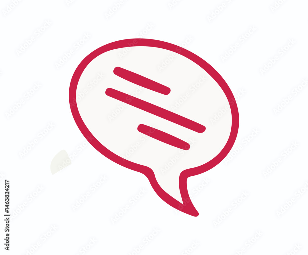 red speech bubble icon red speech bubble icon