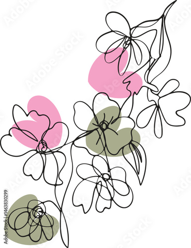 pink orchid on a white background