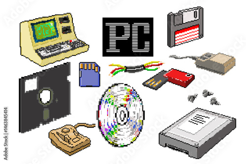 Retro pixel game window kit featuring inventory, dialogue, and quest log designs. Authentic 90s aesthetic with CRT scanlines, animated blinking cursor, and RPG Maker/Unity/Godot compatibility.