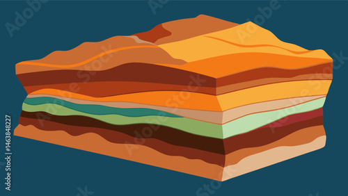 The ancient layers of sandstone seem to tell a story of the earths history each color and texture representing a different era and geological event.