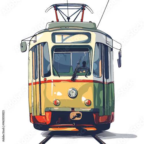 A cute of Train vector illustration