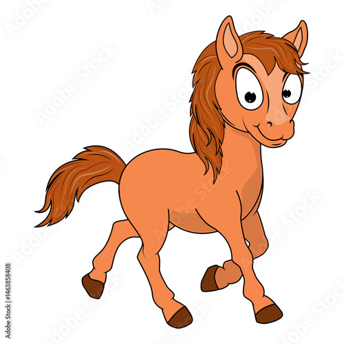 Cute Pony Animal Cartoon