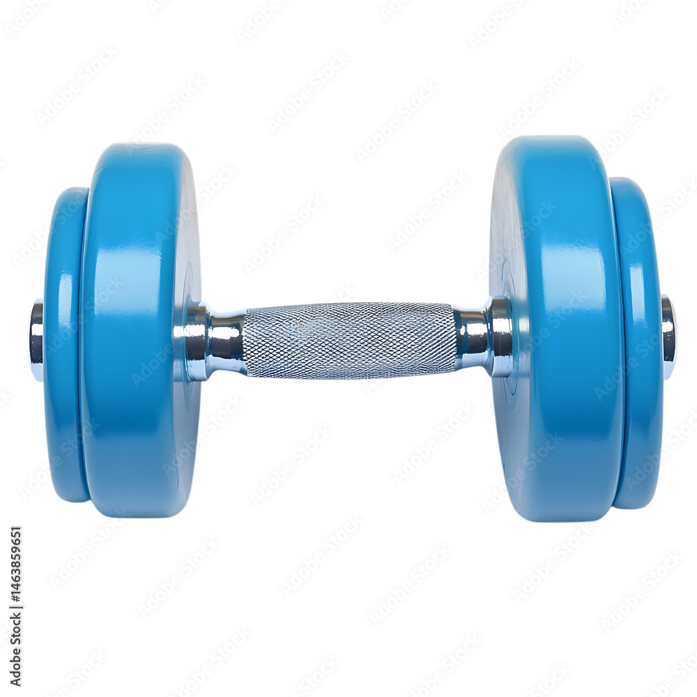 Obraz premium a pair of blue dumbbells png